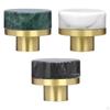 Brass And Marble Drawer Knob for Cabinet, Chest of Drawers, Wardrobe