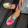 Nuove scarpe basse colorate a punta tonda calzature comode per camminare con vivaci colori dopaminici piene di energia Mocassini casual da donna