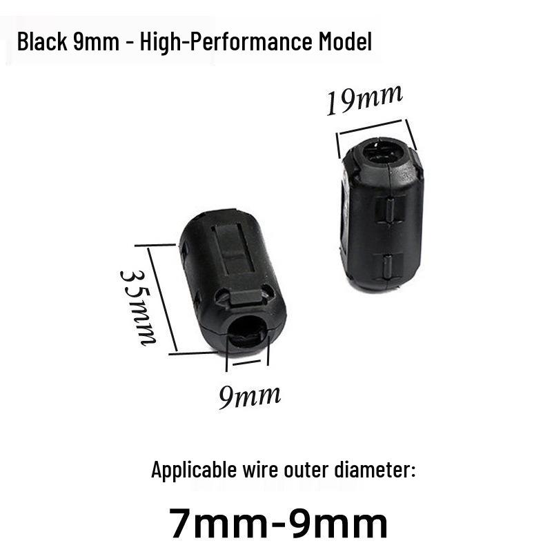 Snap-On Nickel-Zinc Ferrite Core Magnetic Ring for Anti-Interference Shielding