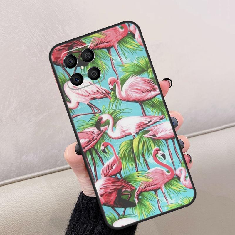 Pink Red Flamingo For Honor Magic 8 7 5 6 Lite Case For Honor 200 400 Pro X9d X9c X9b X9a X8c X8b 70 90 Win RT