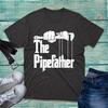 The Pipefather Plumber T-Shirt Fathers Day Movie Inspired Spoof Plumbing Tee Top