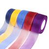 50 Yards Roll Organza Fabric Ribbon, 38mm for Gift Wrapping Party Wedding Decoration DIY
