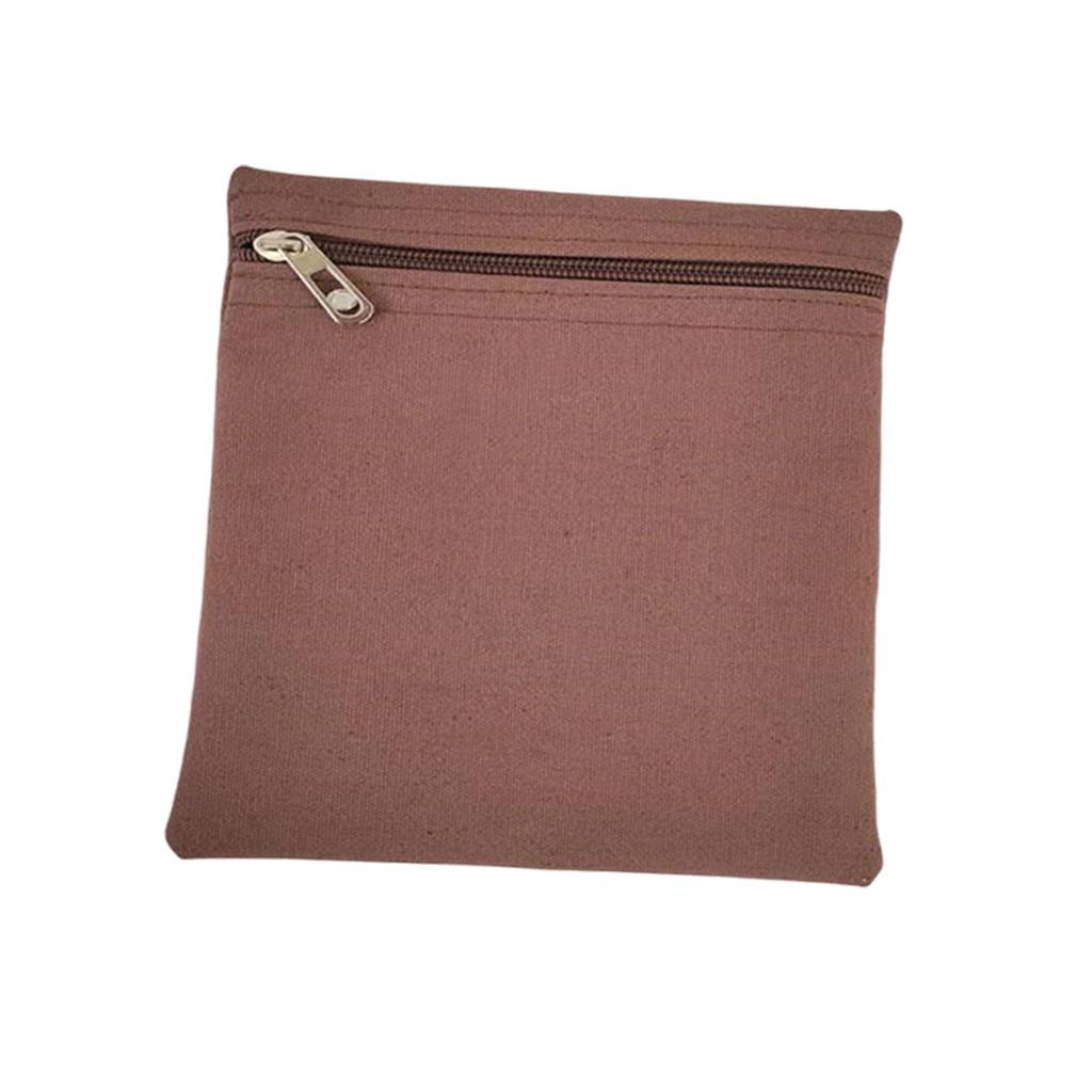 Sew in Side Pocket with Zipper Lightweight Easy Installation Phone Pouch Sturdy Canvas Coat Inside Pockets Secure Invisible