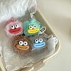 Eye Catching Keychain Colorful Sausage Mouth Pendant Keyring Furry Ball Key Chain Portable Keyrings Accessory for Women