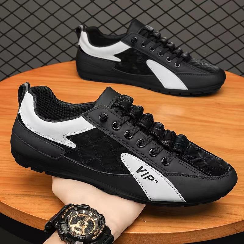 New Korean Style Fashion Casual Sports Shoes Soft Bottom Breathable Shoes Men's Lightweight Slip-on Forrest Gump Shoes