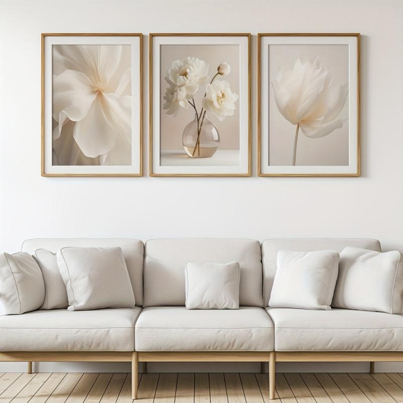 Wandkunst Leinwandbild Blumen Bild Poster Ungerahmt Bereit zum Aufhängen für Wohnzimmer Schlafzimmer Heimdekorationen Geschenk