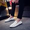 Fashion Summer Men's Loafers Comfortable Canvas Casual Shoes for Men Slip-On Soft Driving Shoes Fashion Big Size Men Walking Shoes Flats