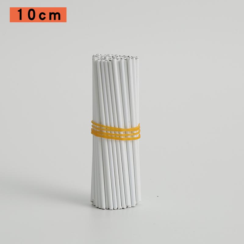 Handmade Floral Stem Iron Wire Yarn for DIY Basket Bouquets - Coffee, Green, White