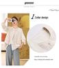 Spring 2025 New Chinese Cotton-Linen Jacquard Vest and Lace Blouse Two-Piece Set