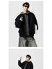 Men's Autumn/Winter Deconstructed Cotton Jacket, Faux Two-Piece, Street Hip-Hop Style, Outdoor Hooded Top