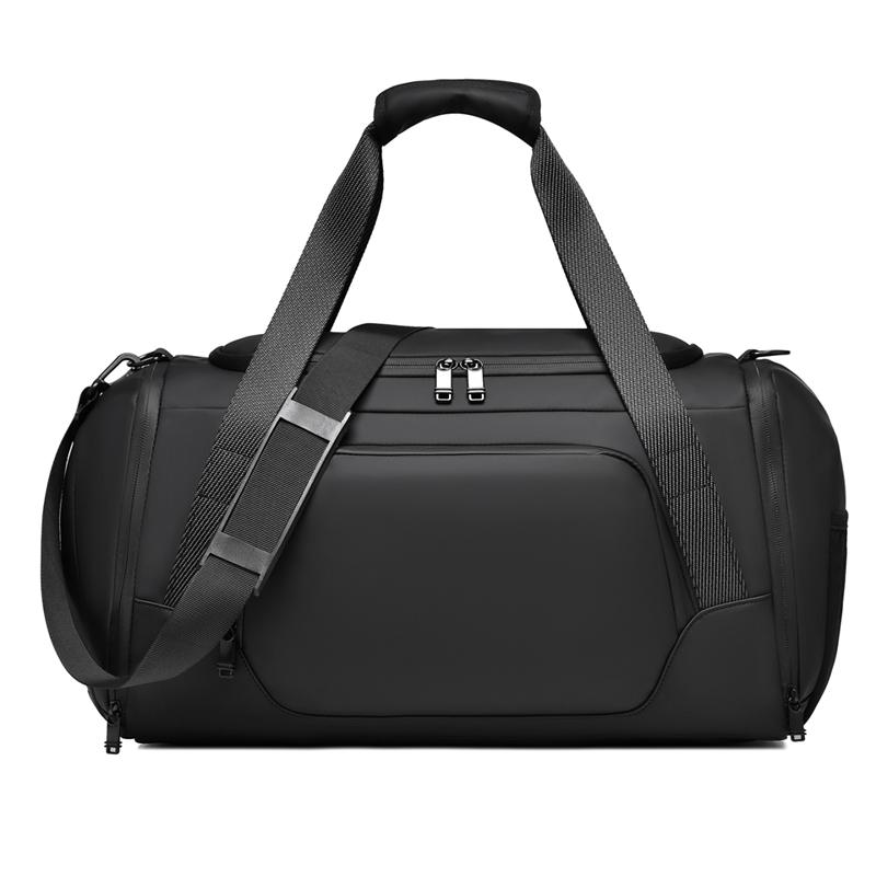 Fitness Bag Men s Large Capacity Travel Bag Shoulder Crossbody Bag чёрный