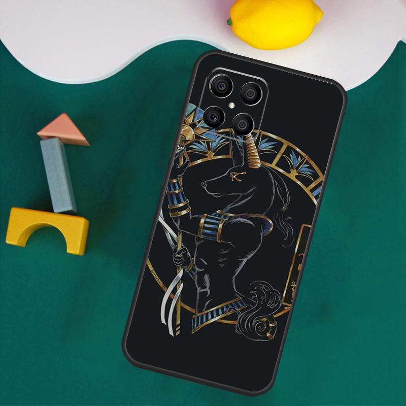 Egypt Nefertiti Anubis Ankh Case For Honor 200 Lite 50 70 90 X9a X8a X8 X9 X8b X9c X9b Honor Magic 5 6 Pro 7 Lite Cover