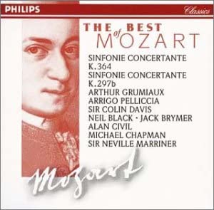 

CD ЛОНДОНСКИЙ СИМФОНИЧЕСКИЙ ОРКЕСТР, МОЦАРТ, - Моцарт: Sinfonia Concertante PHCP10363 Япония ОбиКлассика Б/У