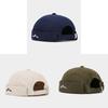 Street Style Unisex Cotton Embroidered Cap With Sun Protection For Summer Casual Wear