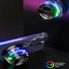 Magnetic Bluetooth Speaker Wireless Portable Mini Speaker With Rgb Color Light 5.3 Subwoofer Speaker