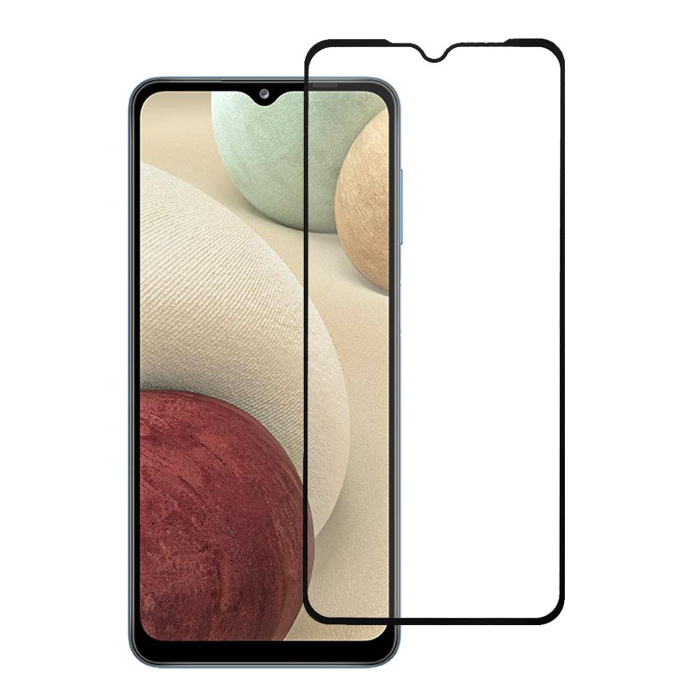 Silk Printing Tempered Glass Screen Protector [Full Coverage] [Full Glue] for Samsung Galaxy A12/Galaxy A32 5G