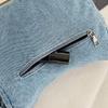 Denim Bag Multi-zipper Retro Crossbody Bag Middle-aged Mother Bag