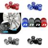 New 4pcs Car Logo Wheel Tire Stem Valve Caps Air Covers for Volkswagen Rline Golf GTI Bora Passat Jetta Beetle Tiguan Sciro