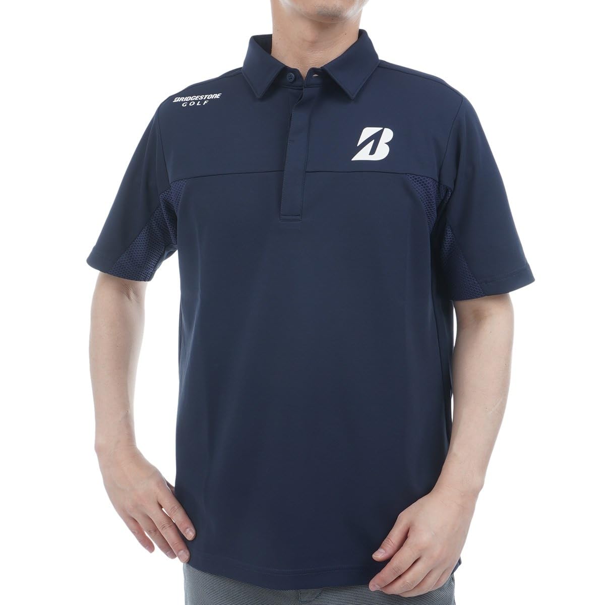 

Bridgestone Golf Men s Retro Short Sleeve Shirt EGM10A, NA