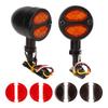 1 Pair Motorcycle LED Turn Signal Light Dual Color Indicator Blinker 12V   for Motorbike
