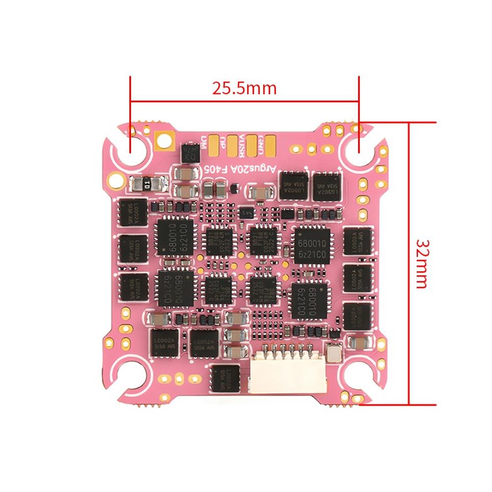 Axisflying ARGUS F405 20A AIO F4 Flight Controller With 3-4S ESC Built-in ELRS 2.4GHz Receiver for RC FPV Racing Drones
