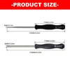 Assorted Tip Carburetor Adjustment Screwdriver with Recessed Screw Access, Textured Grip Handles and Metal Rods