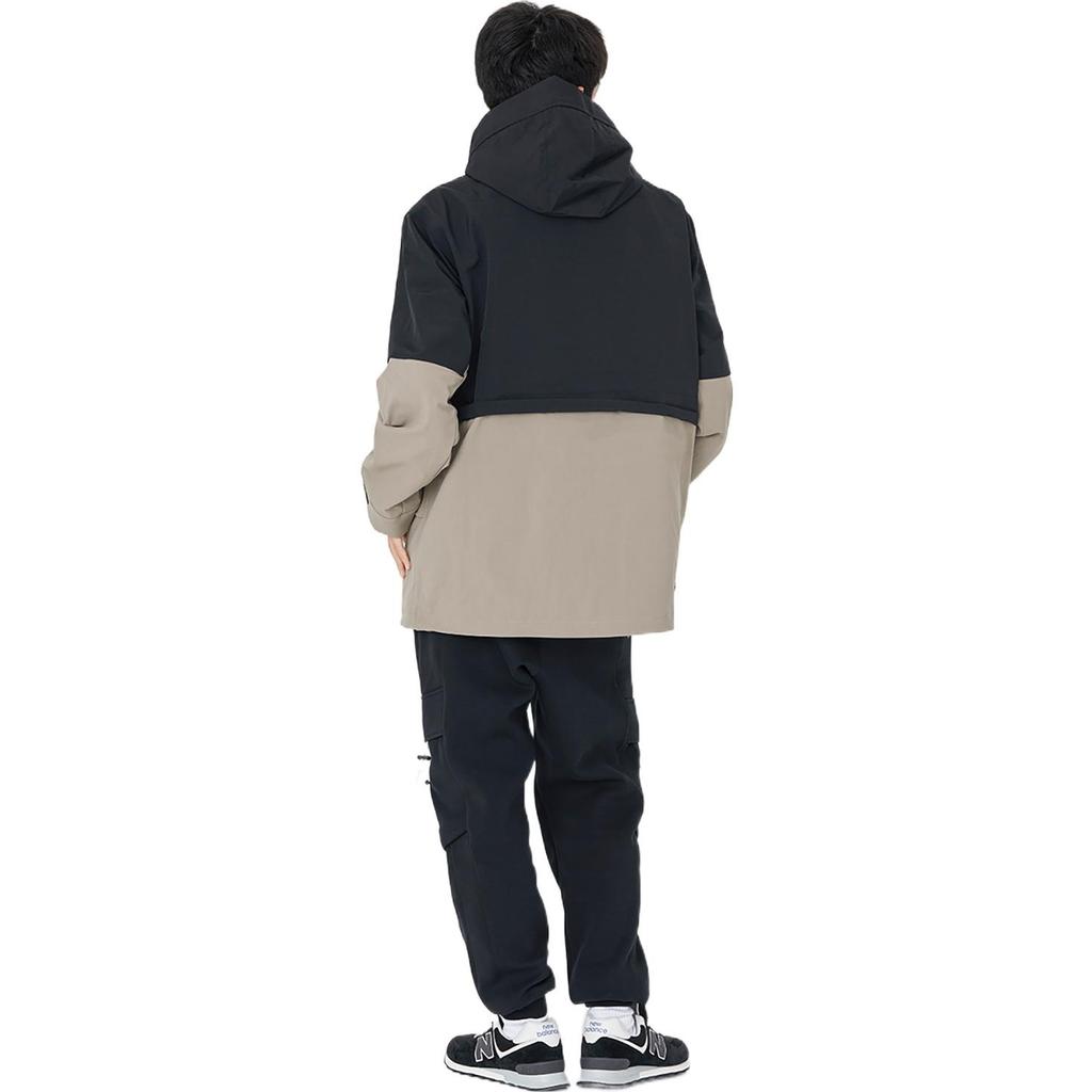 New Balance Jackets Men's Khaki Hooded Moderate Other AMJ23315-DRI