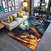 "War Thunder Themed Rug Decor" Non-slip Rug Suitable for Living Room and Bedroom Sofas.