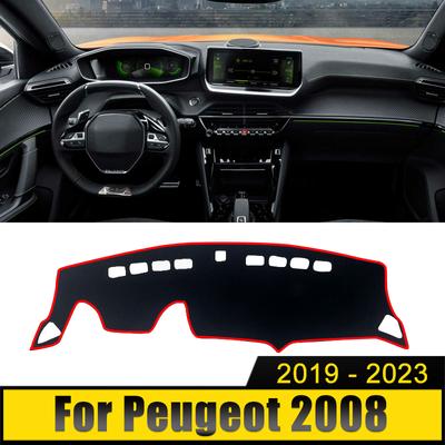 Autozubehör für Peugeot 2008 E2008 GT Line 2019 2020 2021 2022 2023 Armaturenbrettabdeckung, Lichtschutzmatte, Sonnenschutz, Anti-UV-Teppich