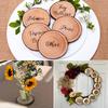 10 stuks Houten Schijven Schildersbord Onbewerkt Natuurlijk Grenen Ronde Schijven Cirkels Foto Fotografie DIY Knutsels Bruiloftsfeest Decor