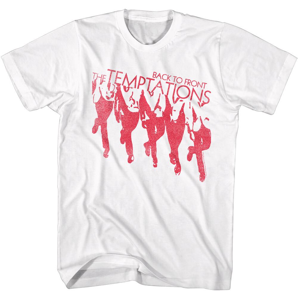 The Temptations Back To Front Dancing Men T Shirt R&B Soul Funk Music Merch S