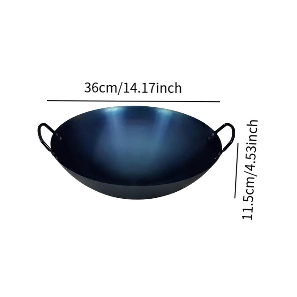 Iron Chef Pan Round Design for Simmering and Stir Frying