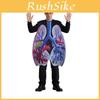 Game Character Lung Cosplay Costume With Digital Print For Halloween And Stage Performances