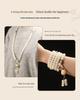 White Jade Bodhi Root 108-Bead Lotus Bracelet for Men and Women - Wenwan Prayer Beads