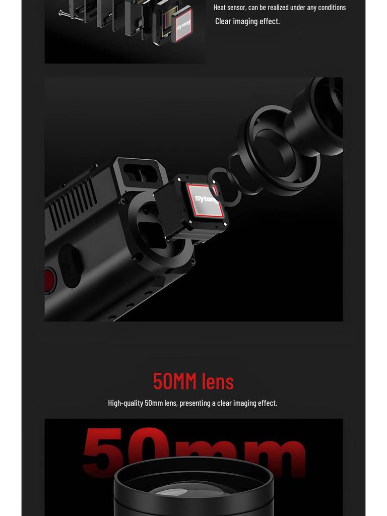 SYTONG MM06-50LRF HD Night Vision Thermal Monocular with Range Calculation
