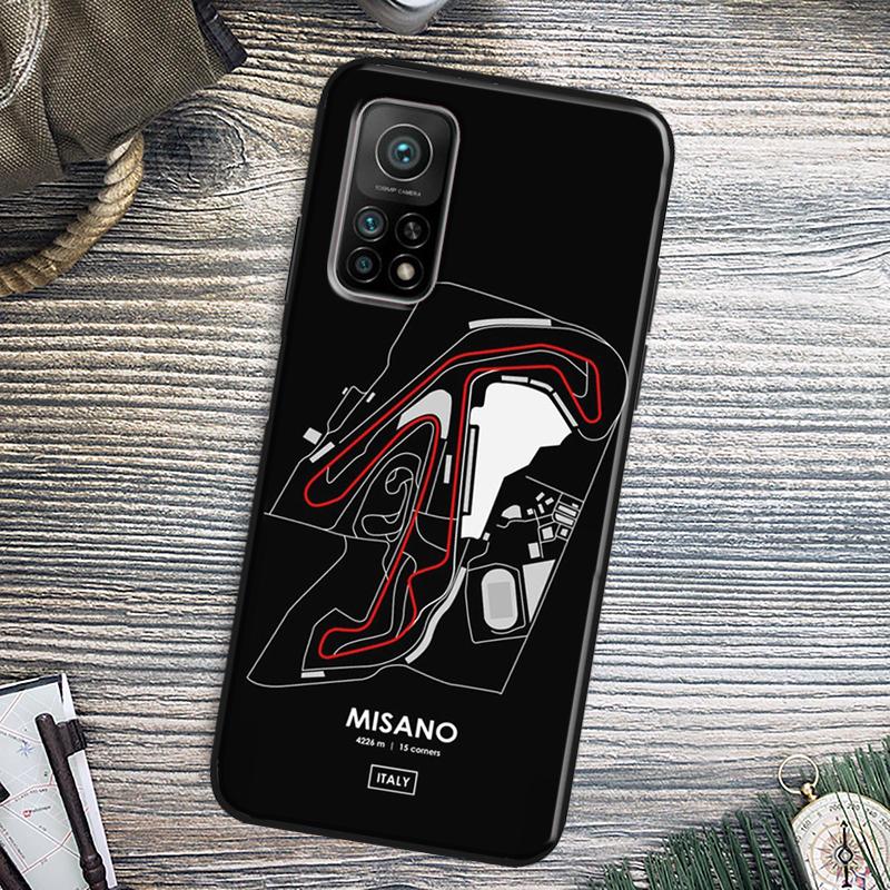 Formula 1 Racing Circuit Cover For Xiaomi 15 14 13 Ultra 11T 12T 13T 14T Pro POCO X7 Pro X3 X5 X6 M6 F5 F6 Pro Case