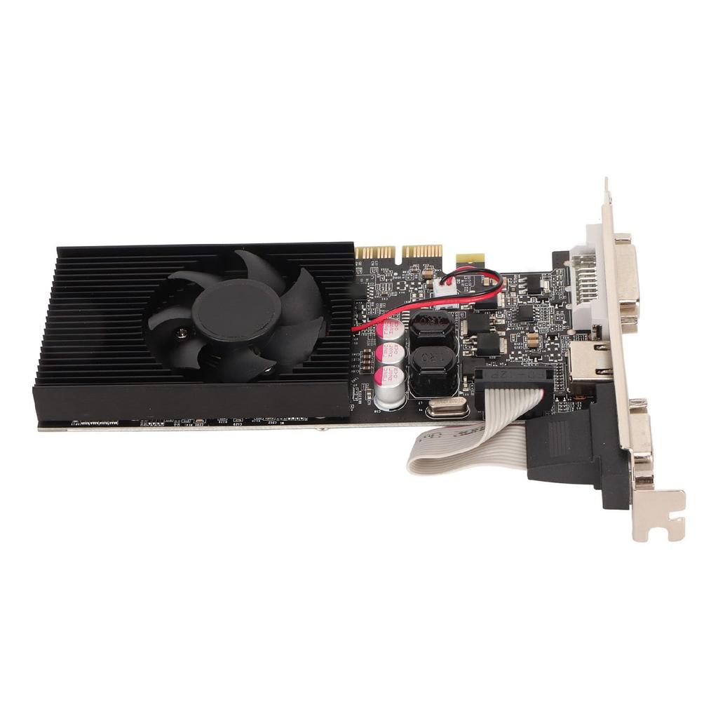 GT730 2GB GDDR3 64-bit Graphics Card, PCI Express 2.0 16X Slot, DirectX 11, DVI I, VGA, HD Multimedia Interface, 2560x1600 Video Card for PC Gaming