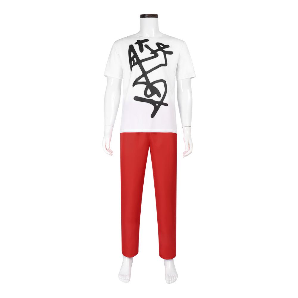 Anime Alien Stage Till Cosplay Costume Wig Shirts Pants Chocker Sticker Ear Studs Stage Idol Party Performance Halloween Costume