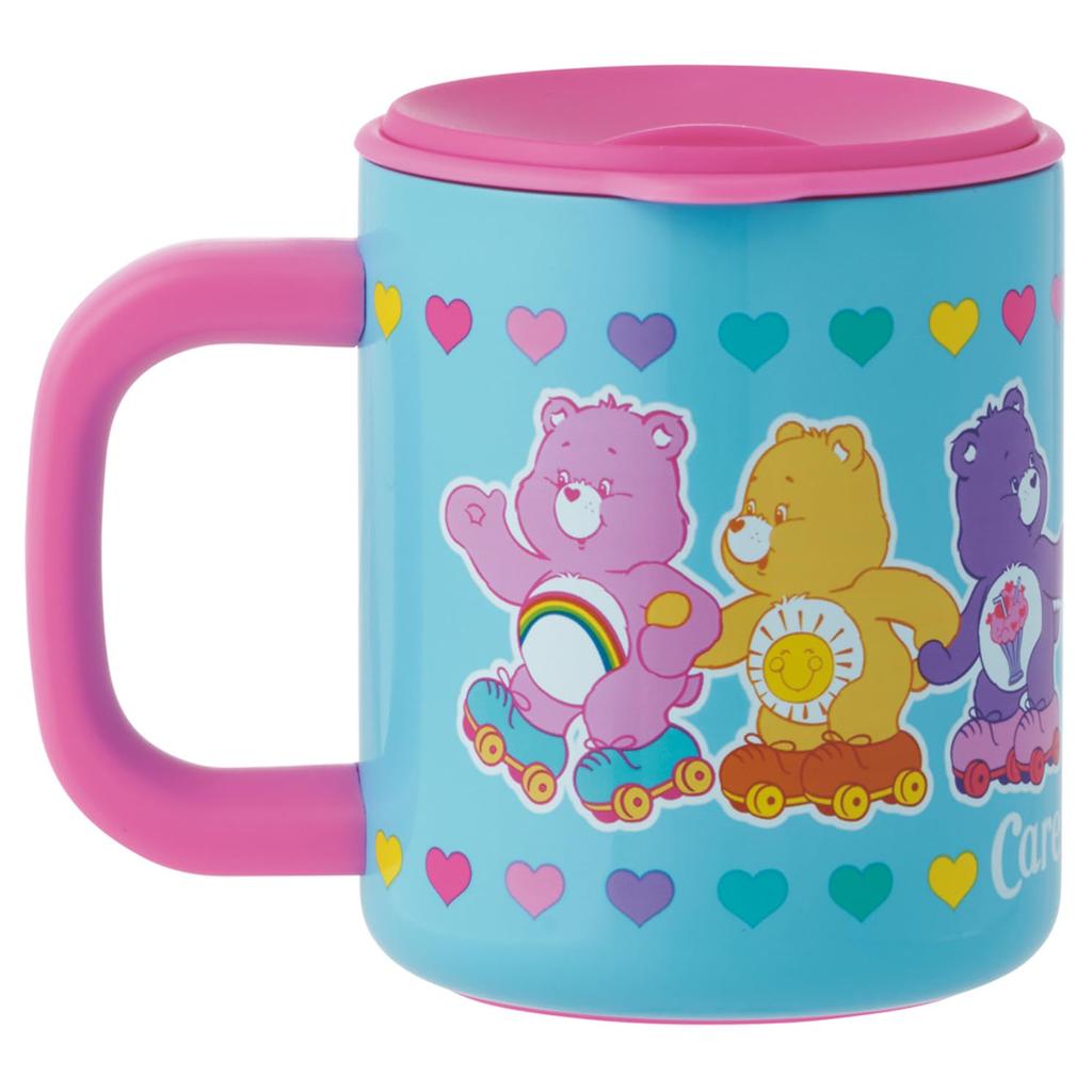 Skater Vacuum Insulated Stainless Steel Mug with Care Bears Skate Lid, 330ml, Design, STMG4N-A