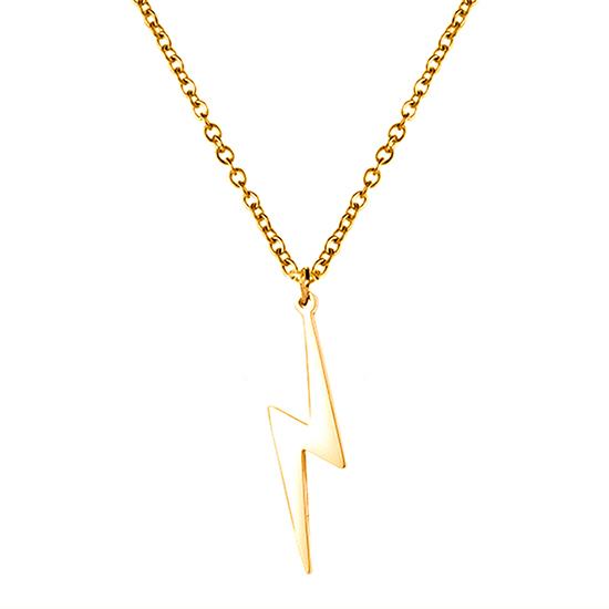 My Shape Lightning Necklaces For Women Tooth Mountain Heart Stainless Steel Necklace Choker Fashion Jewelry Gifts For Girlfriend