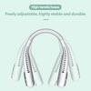 Mini Bladeless Neck Fan with USB Charging 4000mAh Portable Cooling Fan 3 Speeds 7H Battery Light Quiet Travel Fan for Outdoor Travel Office