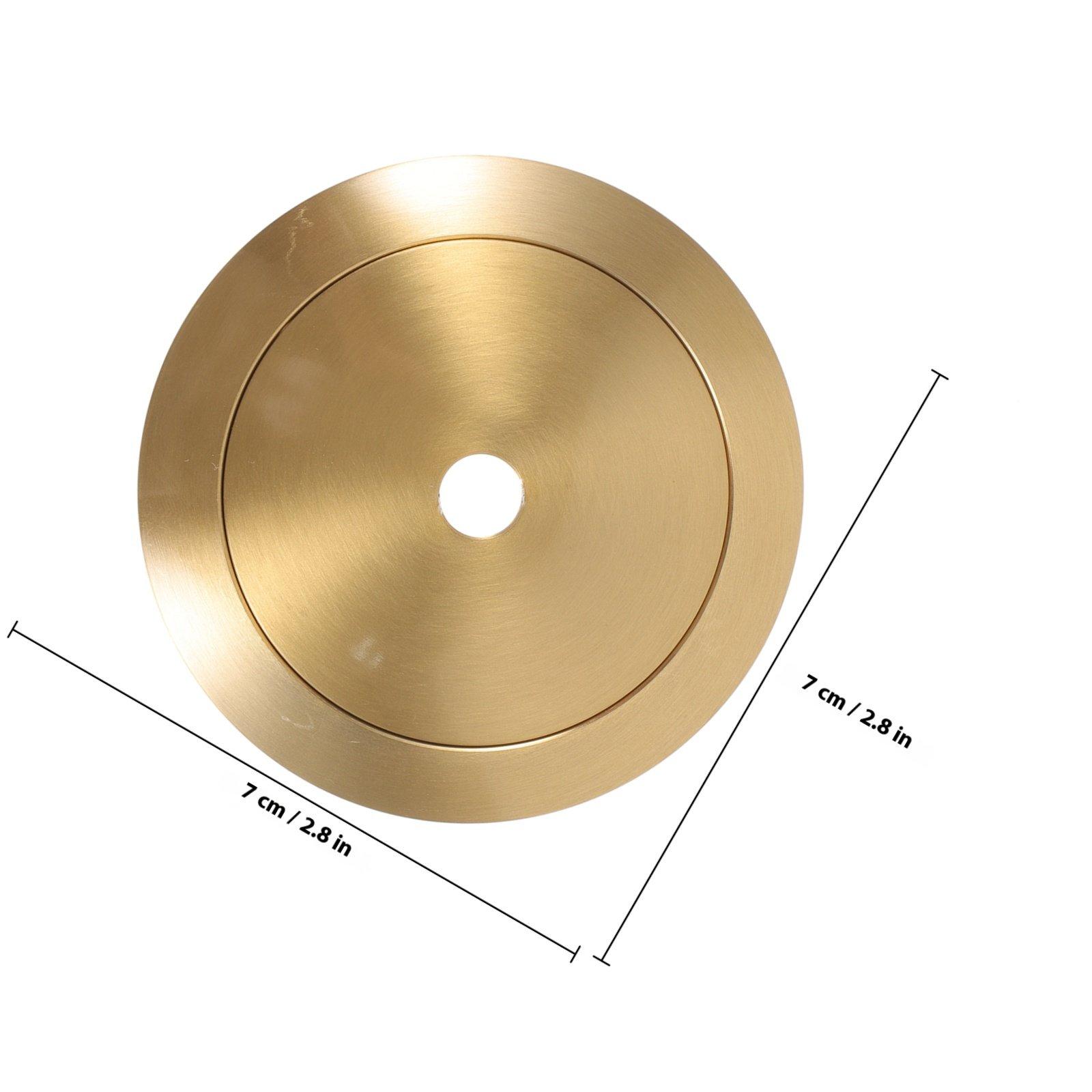 

1Set Sturdy Copper Light Socket Retainer Ring Lamp Shade Collar Ring for Glass Lampshades Easy Install Decorative Lighting