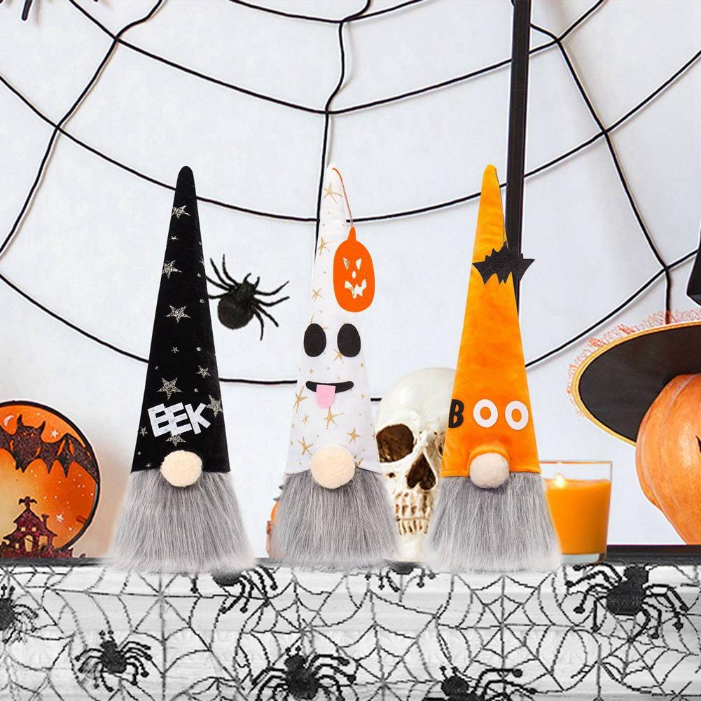 M-Современный-Хэллоуин Безликая Летучая Мышь Стоящий Гном Плюшевый Набор Украшений на Хэллоуин