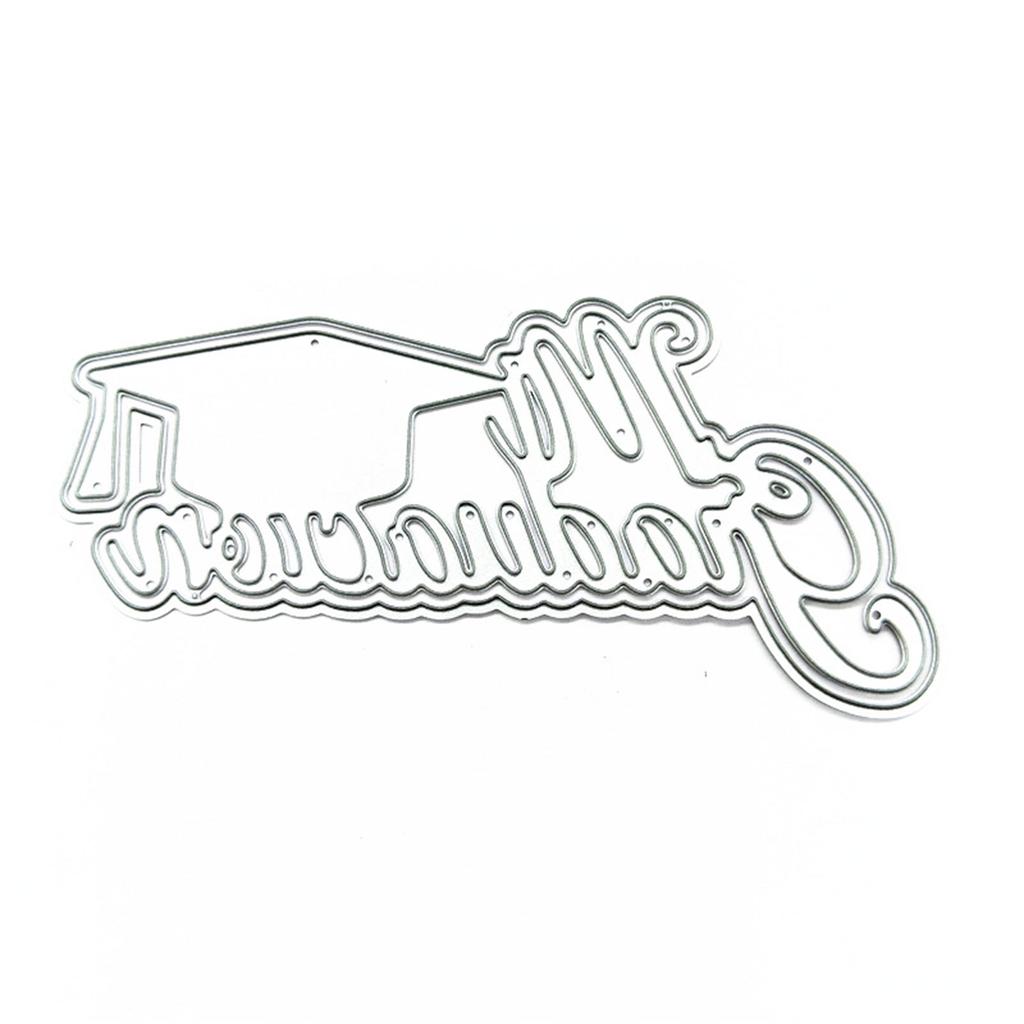 Graduation Hat Cutting Dies Bachelor Cap Metal Die Cuts Embossing Stencil Tool DIY Scrapbooking Invitation Card Making
