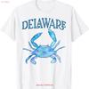 Delawares Schöner Blauer Krebs Delaware T-Shirt vintage gewaschen weich stilvoll bequem Herren Grafik dehnbar vielseitig