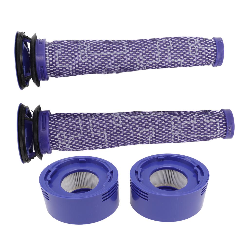 Staubsauger Vor- Nachfilter Set Hocheffizienter Partikelluftfilter mit Reinigungsbürste für V7 V8