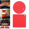 5 PCS 2 Round 3   Silicone   Mat Multipurpose Hot Pads for Hot Dishes Tables