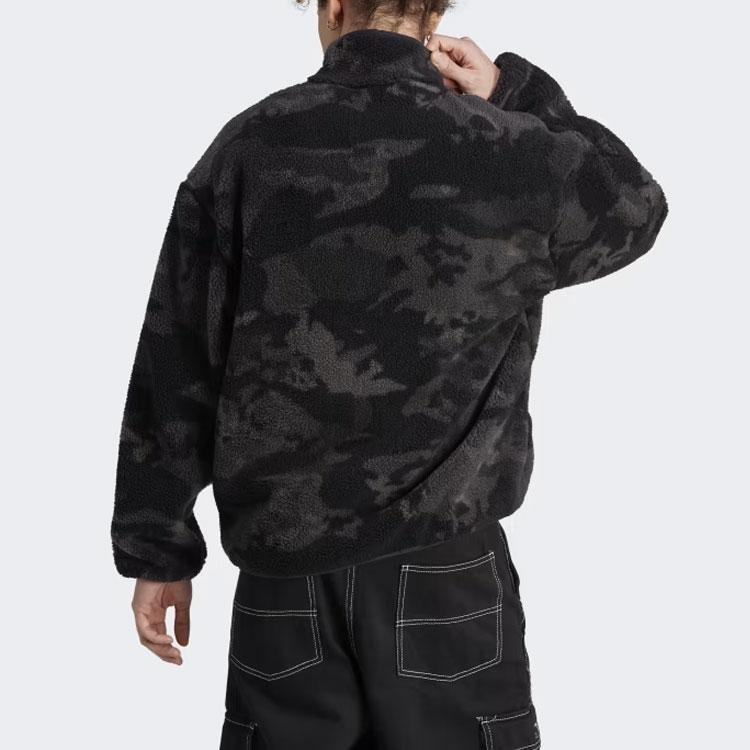 Adidas Originals Jackets Men's Black Stand Collar Moderate Other II8174