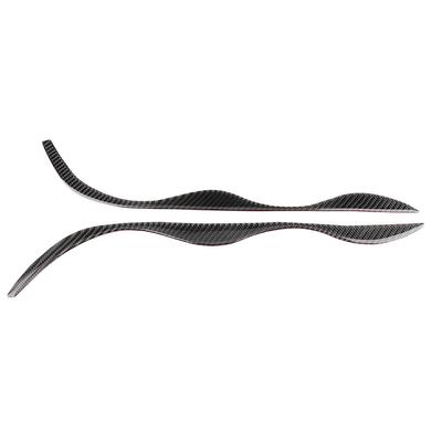 Carbon Fiber Headlight Eyebrows Trim Sticker Fits for E46 323i 328i 330i 325i 19992004