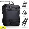 Multifunctional Motorcycle Rear Seat Bag Detachable Zipper Inner Bag Waterproof Hanging Bag Large Capacity Combined Bag 2-in-1/3-in-1/4-in-1